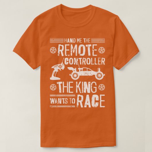 リモートコントロールレーシングRC Tシャツ (デザイン正面)