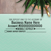 リモート日付を追加する領域のみデポジット用モバイル セルフインキングスタンプ