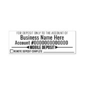 リモート日付を追加する領域のみデポジット用モバイル セルフインキングスタンプ (デザイン)