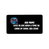 リモート鮮やかポストカードでゲーム ラベル (正面)