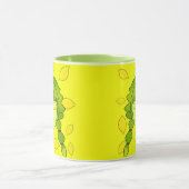 リモーナズグリーンダブル顔 マグカップ (中央)