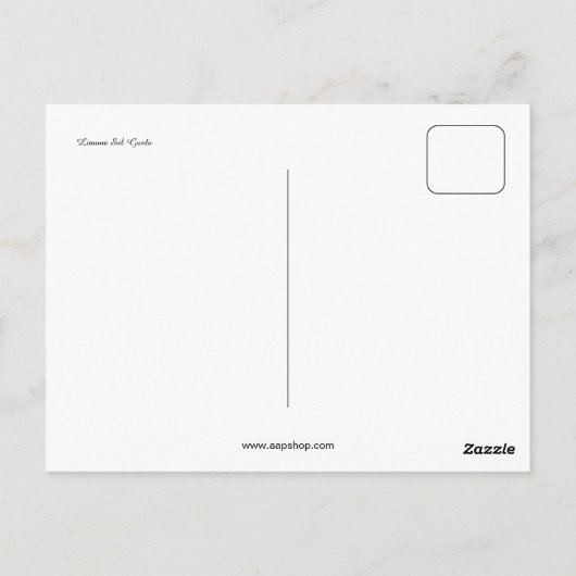 リモーネ・スル・ガルダ ガルダ湖 イタリア 絵画のような写真 ポストカード (裏面)