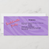 リモーバチェロレッテ 招待状 (裏面)