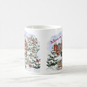– リモーークリスマス,農家と牛の人々のための祝日 モーフィングマグカップ (中央)
