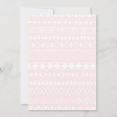 リャマのベイビーシャワー、かわいい 招待状 (裏面)