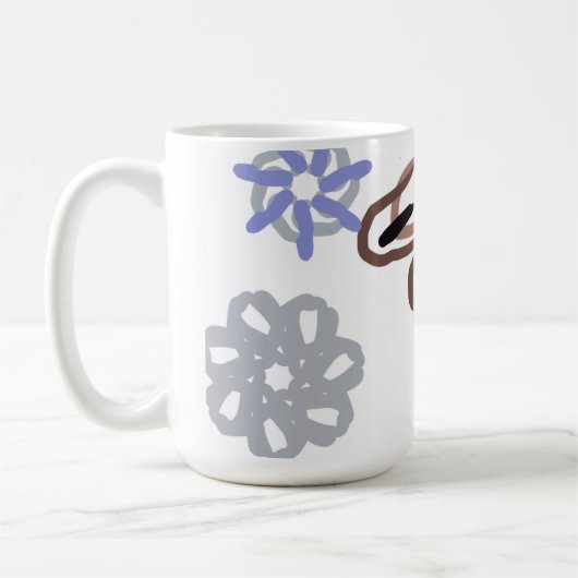 リャマの冬の楽しみ コーヒーマグカップ (左)