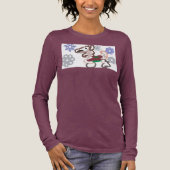 リャマの冬の楽しみ トライブレンドＴシャツ (正面)