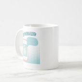 リャマの引用 コーヒーマグカップ (正面左)