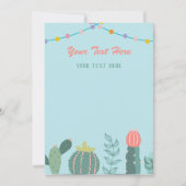 リャマ あらゆるイベントの招待状 招待状 (正面)