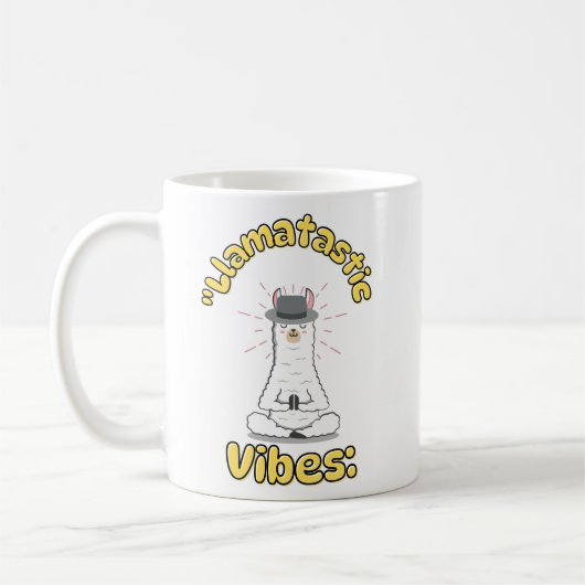 リャマ コーヒーマグカップ (左)