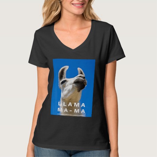 リャマ・ママ Tシャツ (正面)