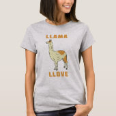リャマ ラブ Tシャツ (正面)