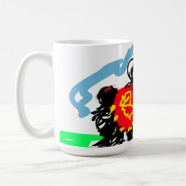 リャマ 楽しい   コーヒーマグカップ
