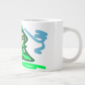 リャマ 楽しい ジャンボコーヒーマグカップ (右)