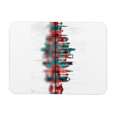 リヤドサウジアラビアスカイライン マグネット (横)