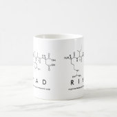 リヤドペプチド名mug コーヒーマグカップ (中央)