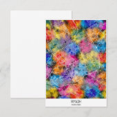 リヤド・サウジアラビアの地図 サンキューカード (正面/裏面)