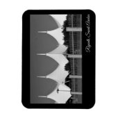 リヤド、サウジアラビア マグネット (縦)