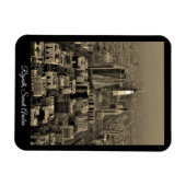 リヤド、サウジアラビア マグネット (横)