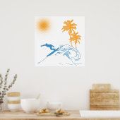 リヤリデザインサーファー ポスター (キッチン)