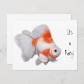 リュウキンゴールドフィッシュ招待状 招待状 (正面/裏面)