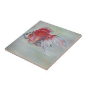 リュウキン金魚アクリル絵画ズ タイル (側面)