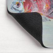 リュウキン金魚アクリル絵画ズ マウスパッド (コーナー)