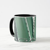 リュウゼツランのマグ、ユニークなリュウゼツランのtequilanaのデザイン マグカップ (正面左)