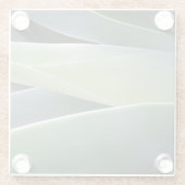 リュウゼツランの葉 ガラスコースター (裏面)