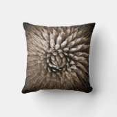 リュウゼツランは16"を正方形の枕デザイナー南西打ちつけます クッション (裏面)