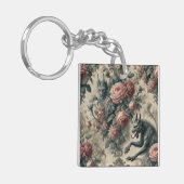 リュカン&ルラビー – ゴシックビクトリアンデザイン キーホルダー (正面左)