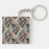 リュカン&ルラビー – ゴシックビクトリアンデザイン キーホルダー (裏面)