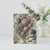 リュカン&ルラビー – ゴシックビクトリアンデザイン シーズンポストカード (スタンド正面)