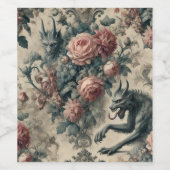 リュカン&ルラビー – ゴシックビクトリアンデザイン ワインラベル (シングルラベル)