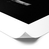 リュガッセンディパリ白黒写真ポスター1 ポスター (角)