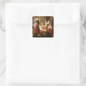 リュコメデス王の宮廷のアキレウスとその王D スクエアシール (バッグ)