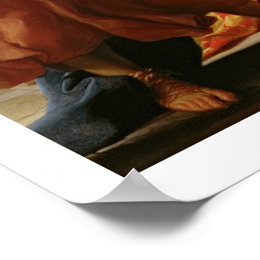 リュコメデス王の宮廷のアキレウスとその王D ポスター (角)