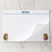 リュックサックと飲み物と喜びのタイガーカブ ペーパーパッド (折り畳み)