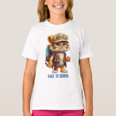 リュックサックと飲み物と喜びのタイガーカブ Tシャツ (正面)