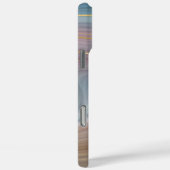 リュックスストラタ |石板ブルーTaupe Pink Agateモノグラム Case-Mate iPhoneケース (裏面 / 右)