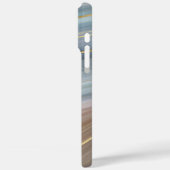 リュックスストラタ |石板ブルーTaupe Pink Agateモノグラム Case-Mate iPhoneケース (裏面 / 左)