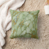 リュックスセージ白金ゴールド大理石クッインスパイアション クッション (ブランケット)