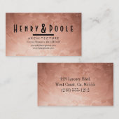 リュックスバラ金ゴールドヴェネチアンプラスター&デザイナーズ 名刺 (正面/裏面)