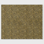 リュックスヒョウ金ゴールドラッピング紙ギフトラップ ラッピングペーパー (フラット)