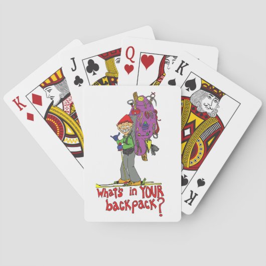 リュックパックのカ遊ードの中身 トランプ (裏面)