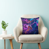 リュトミック体操とネオンへのトリビュート クッション (椅子)