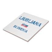 リュブヤナスロベニアのデザイン タイル (側面)