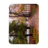 リュブリャナのはがき マグネット (縦)