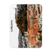 リュブリャナスロヴェニアシティビュー マグネット (縦)