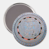 リュブリャナ下水カバー マグネット (正面/裏面)